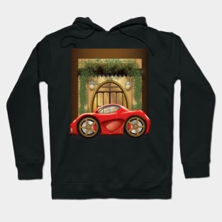 CS Cartoon Machines Sport Car And House  V 2.4. Hoodie